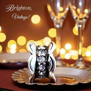 BRIGHTON Silver and Crystal Charms, $22 Each! SWEET AND SPARKLY!